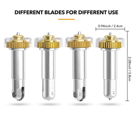 Engraving Tip Wavy Blade Basic Perforation Blade Fine Debossing Tip with Housing Compatibale with Maker/Maker 3/Maker 4 Machine