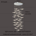 30 heads / white light