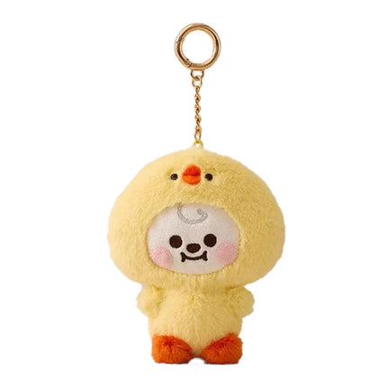 BT21 Anime Kawaii BABY Zoo Series Plush Doll Keychain Cute Cartoon Doll School Bag Pendant Decoration Birthday Gift Line Friends