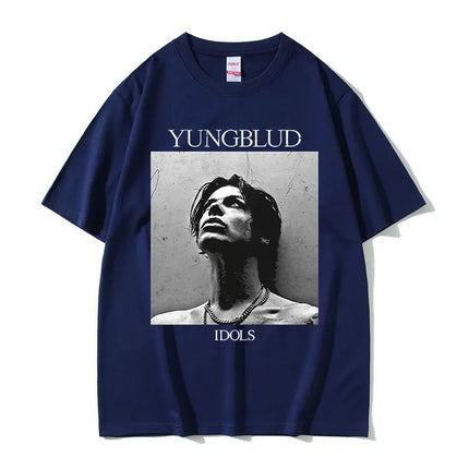 Rocker Yungblud IDOLS Album Tour 2025 T-shirt Men's Women Hip Hop Rock Summer Short Sleeve T Shirts Casual Vintage T-shirts