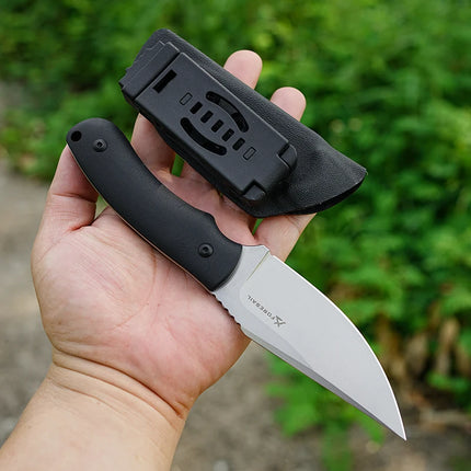 FORESAIL DC53 Steel Blade Knife G10 Handle Sharp Fixed Blade Camping Tactics Outdoor Fish Cutting Hunting ToolKitchenFruit Knife