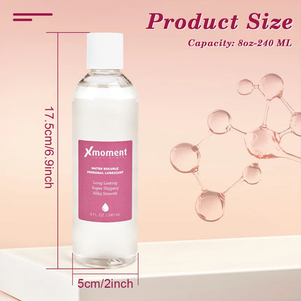 Water-Based Lubricant Safe Vaginal Anal, Wash-Free Long-Lasting Lube for Couples, Adult Erotic Tools Compatible Condoms 18+