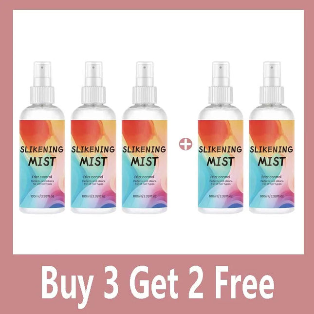 HAIR SILKENING SPRAY Silk Therapy Thermal Shield,Thermal-Pressing Product that Polishes, Silken, and Smooths Curly Texture