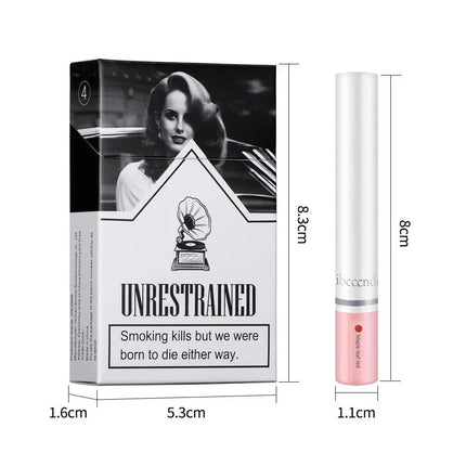 4PCS/Set Creative Cigarette Lipstick Set Matte Long Lasting Waterproof Matt Lip Stick Tube Nude Red Velvet Lip Tint Makeup