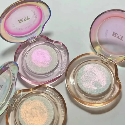 RMT High Gloss Chameleon Highlight Matte Purple Fine Powder Cream Blusher Shiny Face Brightening Integrated Plate ROMATIC Makeup