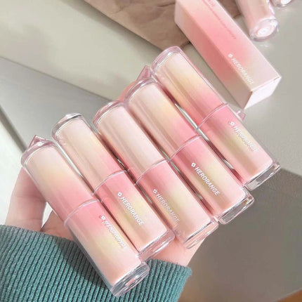 1Pc HERORANGE Water Gloss Mirror Lipstick Crystal Jelly Transparent Lip Stick Moisturizing Long-lasting Solid Lip Gloss Makeup