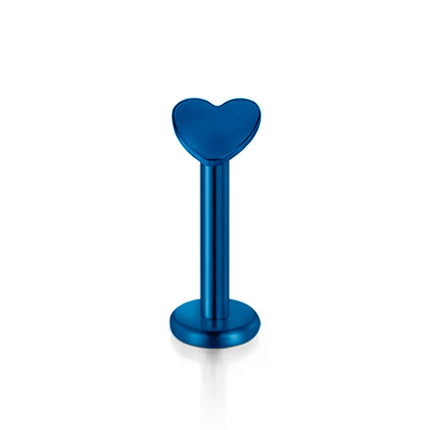 1PC Steel Inernally Thread Labret Stud Rings Piercing Star Heart Shape Ear Cartilage Tragus Orelha Stud Helix Piercing Jewelry