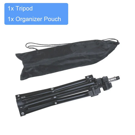 160cm Live Broadcast Tripod Landing Type Camera Anchor Selfie Light Frame Metal Thermometer Phone Holder