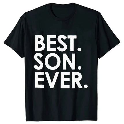 Family Matching Outfits Set Super Mom Dad Best Son Ever Funny Tee Shirt Lovely Birthday T-shirt Funny Family Party Graphic Tops