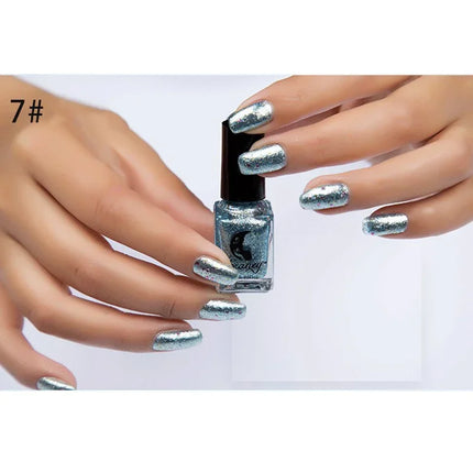 Metal Colour Nail Gel Polish Semi Permanent Mirror Gel Varnish Base Top Coat UV Gel Varnish Soak Off Nails Art Glue Nail Polish