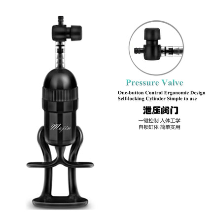 Electric Manual Vacuum Pump Penis Pump/Anal Pump for Adult Negative Pressure Exercise Suction Pressure Gauge Handle Accessory