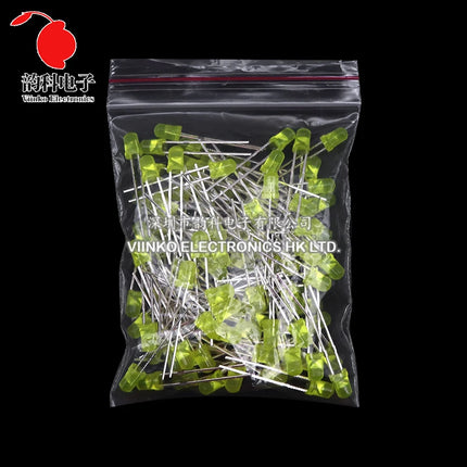3MM 5MM Light Emitting Diodes Electronics Kit Box F3 F5 LED Diode Assorted Kit White Green Red Blue Yellow Orange