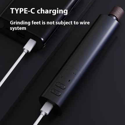 Electric Foot Grinder Aluminum Body Three-Stage Callus And Dead Skin Remover Foot Repair Tool for Charging