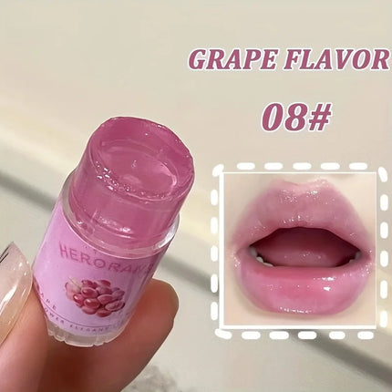 Herorange Lip Flower Elegant Lip Balm Long-Lasting Moisturizing Refreshing Non-Sticky Prevents Dryness and Reduces Lip Lines Primer Christmas Gift