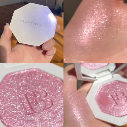 Highlighter Powder Pearlescent Baked Brightening Powder Cheek Tint Contour Palette Face Shadow Shimmer Daily Natural Cosmetics