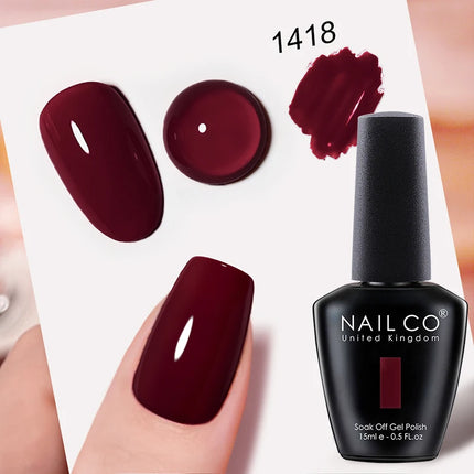 NAILCO Gel Nail Polish 15ml Hema TPO Free Nail Art Vernis Semi Permanent UV Gel Polish Nail Manicure Nail Varnish Ongle Top Coat