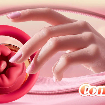 Breast Massage Vibrator with Suction Head Tongue Clitoris Stimulator AV Breast Corrector Female Self Pleasure Toy
