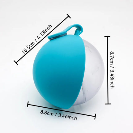 2-in-1 Dog Water Bottle with Bowl Leak Proof Lightweight Pet Travel Hydration Dispenser Portable Easy Carry Outdoor Water Cup