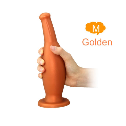 3 Sizes Anal Plug Dildo Anal Dilator Wine Bottle Soft Silicone Butt Plug Stimulate Anus Vagina Massage Adult Sex Toy Masturbator