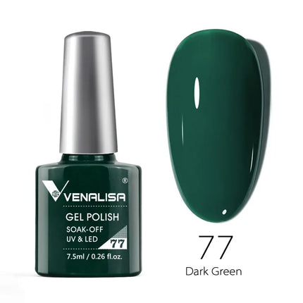 7.5ml Venalisa Nail Gel Polish HEMA FREE TPO FREE Full Coverage Semi Permanent Soak Off UV LED Gel Nail Polish Gel Varnish