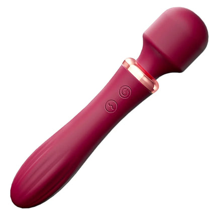 Heated AV G Spot Vibrating Wand Female Adult Pleasure Toy Waterproof Rechargeable Personal Massager for Intimate Use