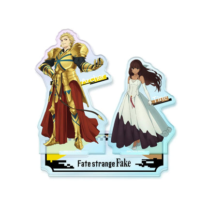 Anime Fate strange Fake 15CM Acrylic Stand keychain Anime Stand Saber Home Decor Tabletop Decoration Birthday Gift