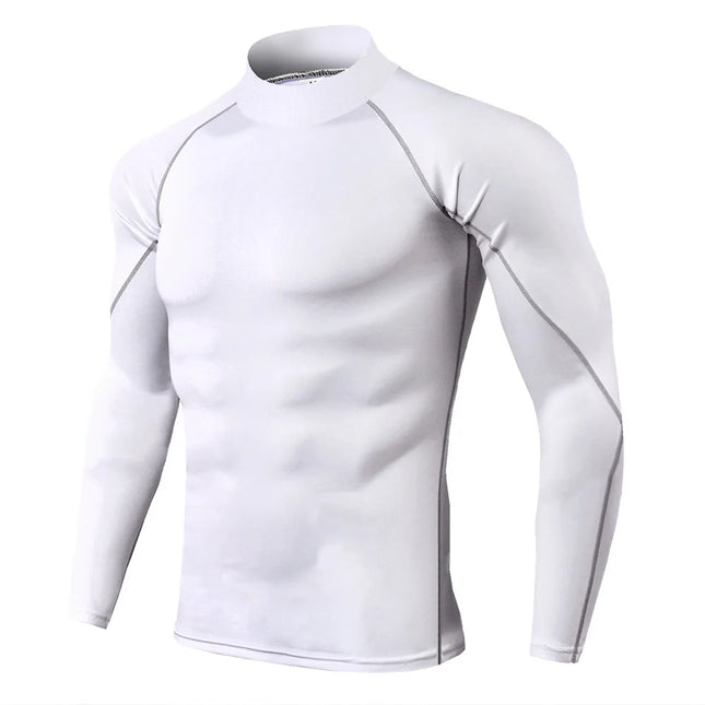 Compression T Shirt Men Long Sleeve Bodybuilding Sport Tees Casual Quick Dry Gym Fitness Workout Jogging Sport Tops Men Jersey