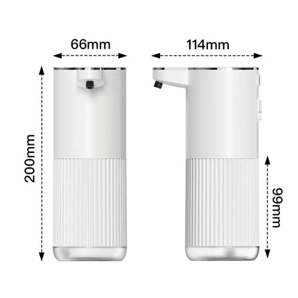 350ml Multifunctional Automatic Soap Dispenser Touchless Foam/Gel Dispenser 4 Level Wall Mount Hands Free Auto