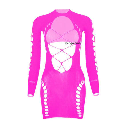 sissy Long Sleeved Dress for Men's Exotic Apparel Guy Nightgown Male Nightdress Plus Size Lingerie Breathable Fetish Babydolls