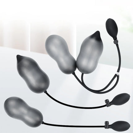 2 IN 1 Inflatable Anal Plug Expandable Dildo Pump Butt Plug Anal Dilator Bdsm Sex Toy Gay Prostate Massage For Anus Enlargement