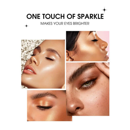 16 Vibrant Metallic Eyeshadow Sticks Waterproof Long Lasting Satin Finish Professional Makeup Pencil Set 8 Colors