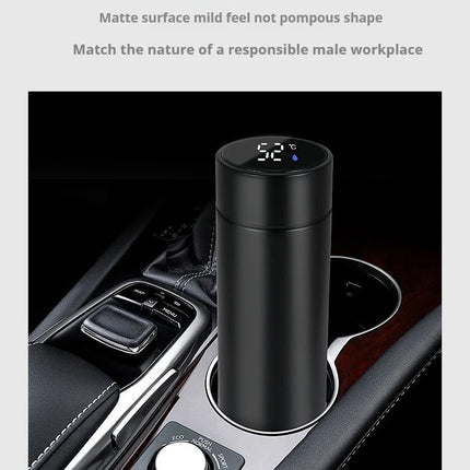 500ML Intelligent Temperature Thermos Bottle Sports Water Cup Car Insulated Cup Keeps Cold and Heat Thermal Mug Vacuum Flasks