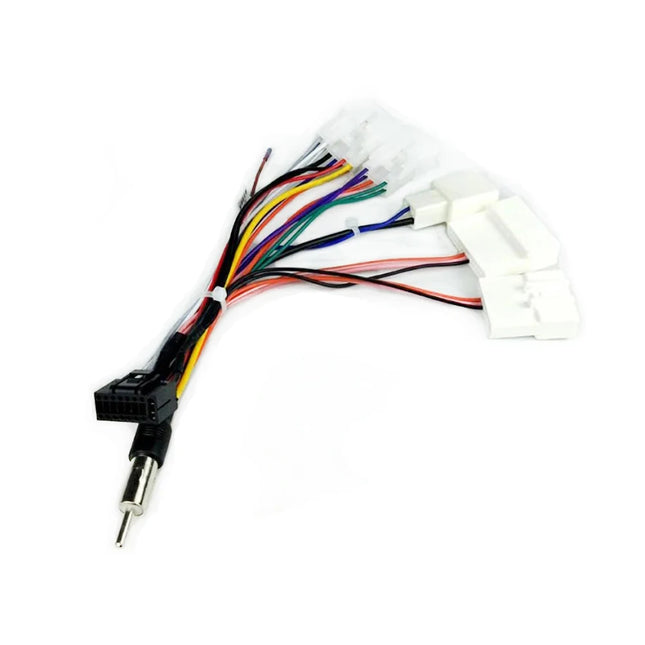 16 Pin Electrical Wire Radio DVD Navigation Wiring Harness for Toyota-Power Speaker Connector Receiver Universal