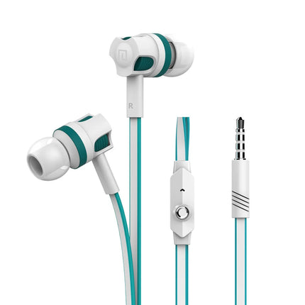 Extra Bass Headphones wired Earphone 3.5mm Earphones With Microphone Noodles Style наушники Sport Headset for Samsung