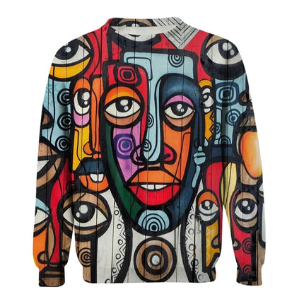 Men's Graphic Sweatshirts For Men Graffiti Pullover Long Sleeve Sweatshirt Crew Neck Fashion Daily Casual Holiday Vacation New