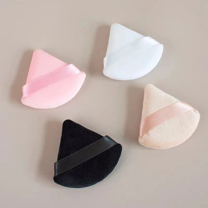 6 Pack Velvet Powder Puffs For Perfect Makeup Finish Soft And Lightweight  Makeup Sponge  powder puffs triangle