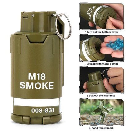 Tactical Plastic Hand Grenades Toy Dummy Simulation Grenade Model for Outdoor Airsoft Paintball Role Play Prop CS Battle Game