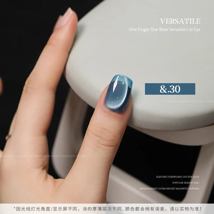 36-color/set Star River Cat Eye Gel Nail Polish 15ml Magnetic Gel Glass Beads Semi Permanent Soak Off UV Nail Gel For Nail Salon