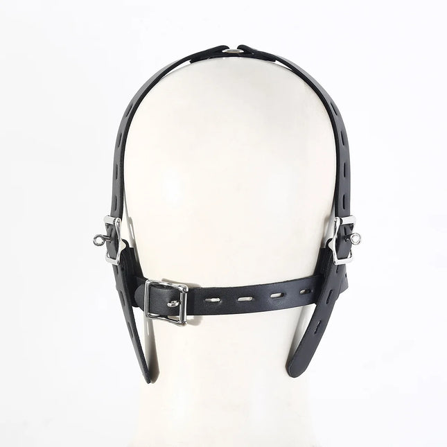BDSM Spider Gag Mouth Opener Mouth Spreader Bondage Gear with Adjustable Leather Head Strap Slave Role Play Adult Sex Toy Kit