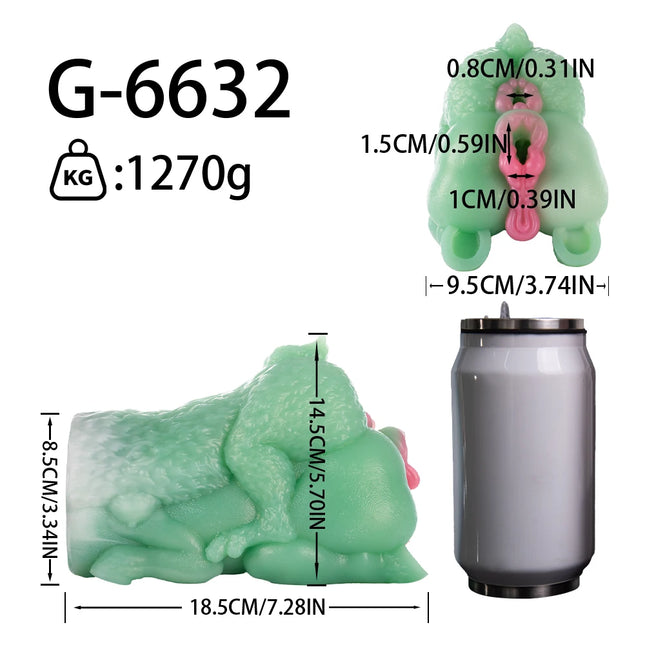 SMMQ Extra Large Beast Butt Masturbator Dual Channel Silicone Pocket Pussy Realistic Vaginal Onahole Sex Toy For Adult Men