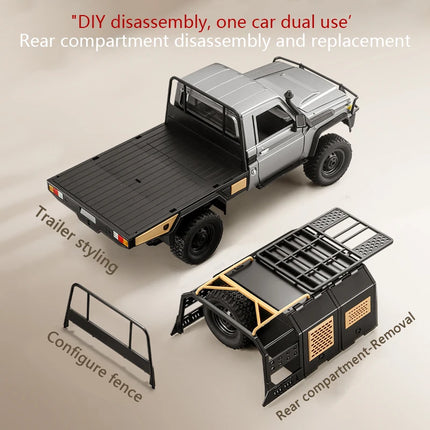 MN82S LC79 MN82Pro MN82T 2.4G 1:12 Full Scale Pickup Short Truck 4WD Climbing Car RC Car Remote Control Toy Christmas Xmas Gift