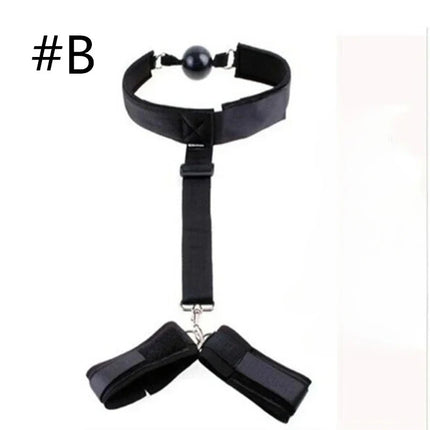 Mouth Ball BDSM Bondage Restraints Handcuff Ankle Cuff Slave No Vibrator Adult Sex Toys For Woman Sex Toys Couples Game Sex Shop