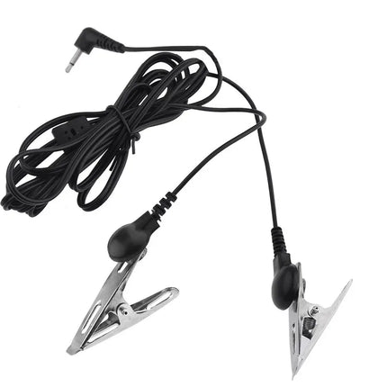 YoKoNex Electro Nipple Clamp Set – E-Stim Attachments with Weighted Balls, Bells, Vacuum Clips, for BDSM Shock Play & Sensory