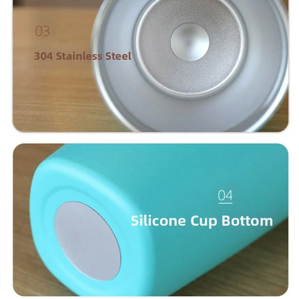 Drinkware Stainless Steel Thermos Bottle Portable Leak-Proof Vacuum Insulated Cup Reusable Fashion Coffee Mug Student
