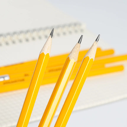 Yellow Wooden HB Pencils with Erasers for School Office Art Drawing  Bulk Pack of 100/50/30/20/10 Pcs for All Your Writing Needs