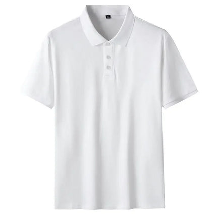 Men's Polo Shirt 8XL Extra Large Loose Fit Casual Business T-shirt Summer Fashion Heavy Set Clothing