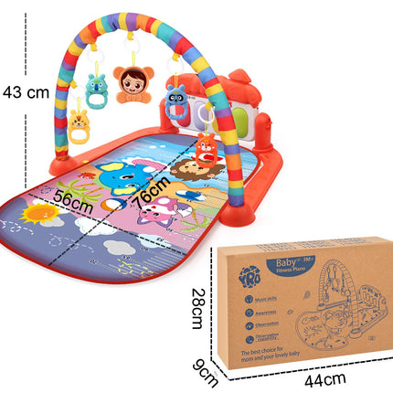 Multifunctional Baby Activity Gym Play Mat Musical Rack Kid Infant Fitness Frame Educational Crawling Carpet Toy Children Gift