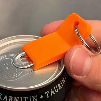 1Pc can beverage bottle opener, easy not to hurt hands, equipped with iron rings, not easy to lose, easy to carry, sturdy and durable