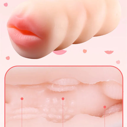 Sex Real Vagina Pussy Male Masturbator Mouth Oral Licking Anal Ass Masturbation Cup Adult Games Erotic Products Sex Toys for Men