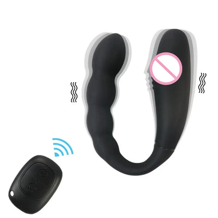 U-shaped Dildo Wireless Control G Spot Vagina Clit Anal Massage Double Headed Vibrators Adult 18 Sex Products Sex Toys for Women